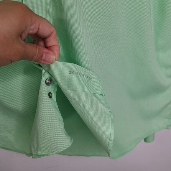 Set of Kenneth Cole Pink & Green Button Up Non Iron Regular Long Sleeve Shirts - Picture 10 of 16